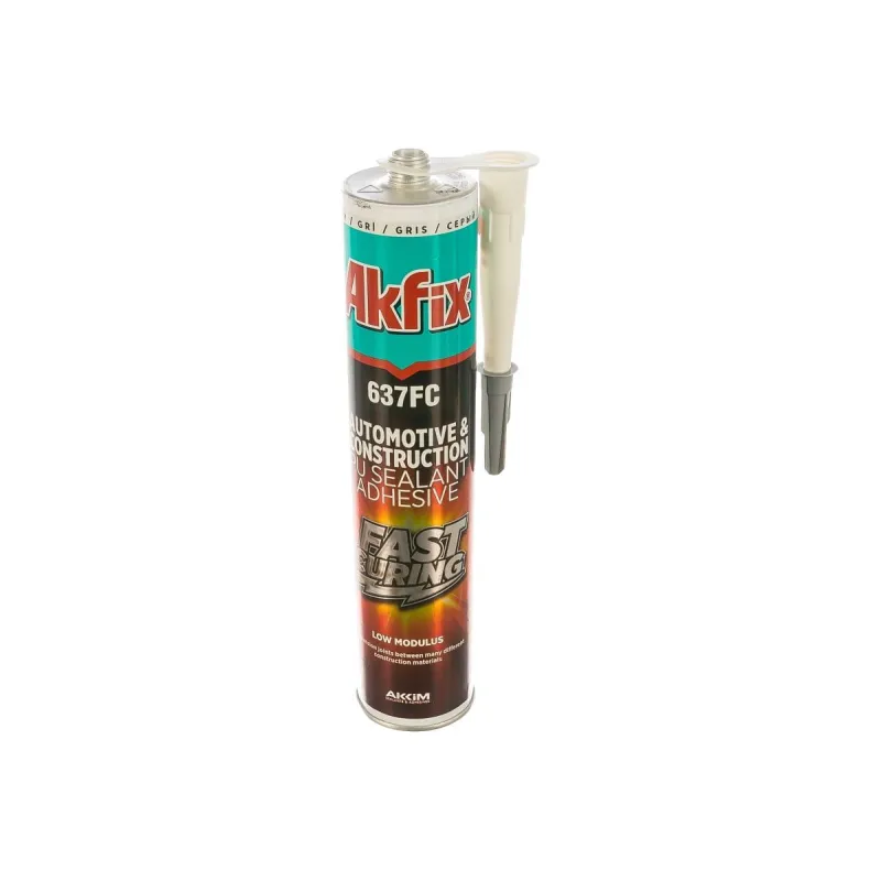Герметик полиуретановый быстросохнущий Akfix 637FC, 310 мл, серый (AA376) 1901182  AA376