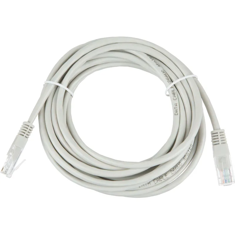 Патч-корд BigTech OPCC005 UTP CCA кат.5e/5м/литой/многожильный (серый) 1883283