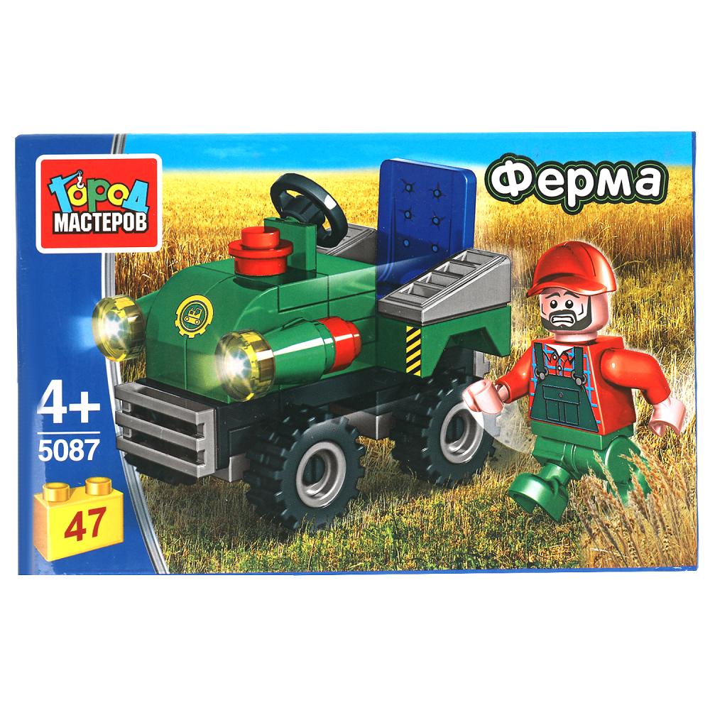 Конструктор Трактор, 47 дет. Город Мастеров 5087-UU