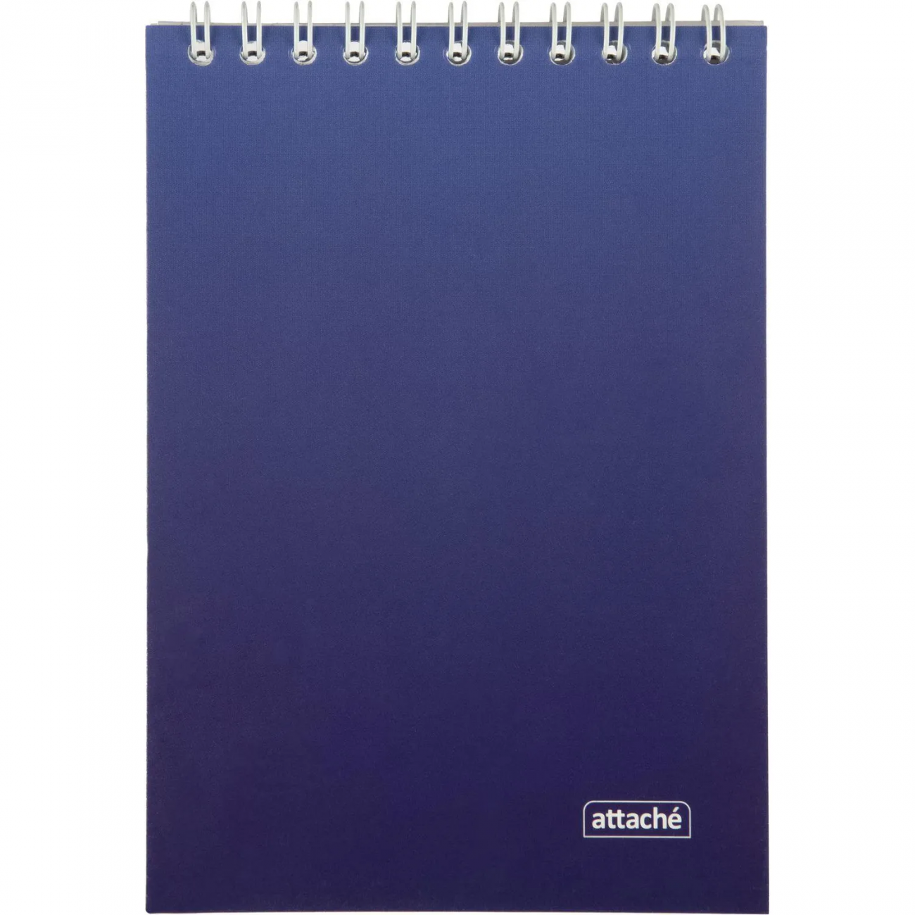 Блокнот А6 60л Attache Градиент Синий клетка, 65г, греб, УФ-лак 1919324