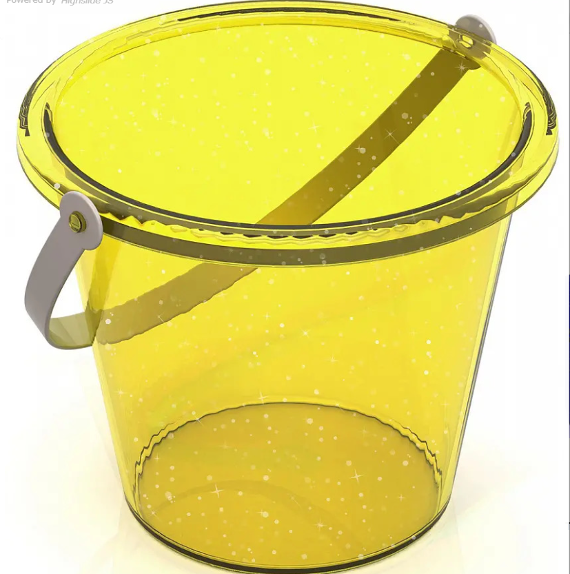 Ведро малое 10 см для игры в песочнице цвет в асс. Нордпласт Н-111