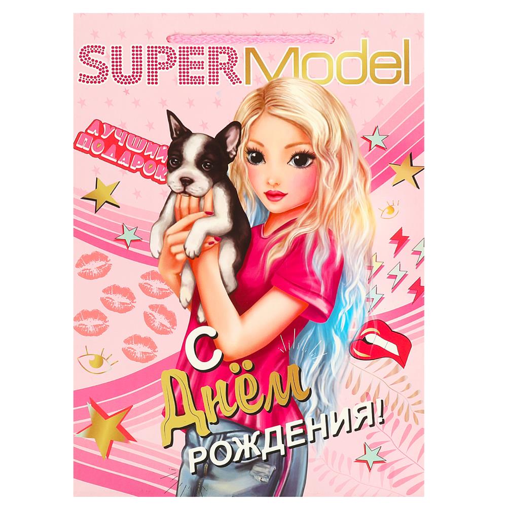 Пакет подарочный глянцевый ML 22х31х10 см. Чудо праздник PML-107473-TM2