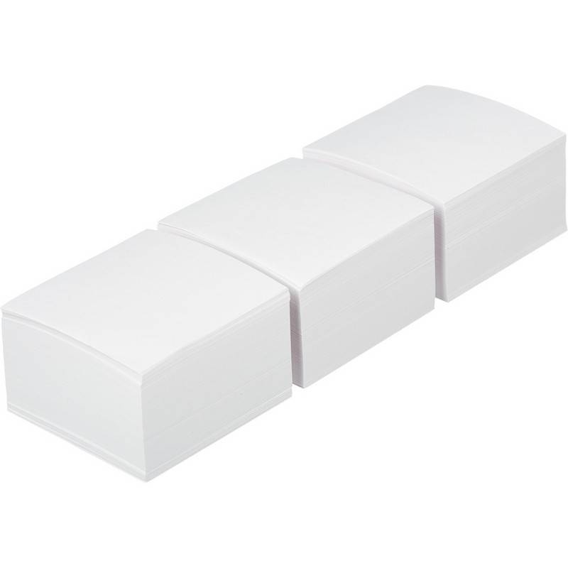 Блок для записей Attache 90x90x50 мм белый (плотность 80 г/кв.м, 3 штуки в уп) 1098645