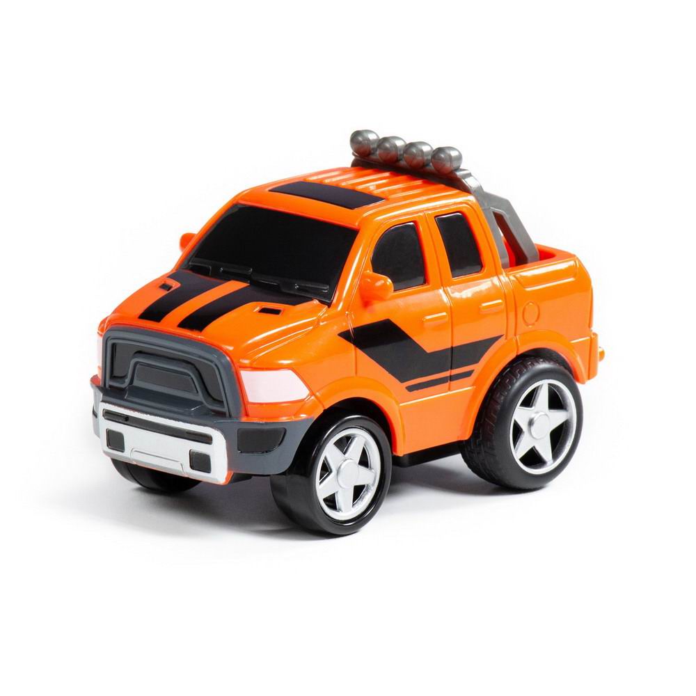 Машинка Полесье Крутой Вираж гоночный №4 инерционный, оранжевый П-78940/оранжевый