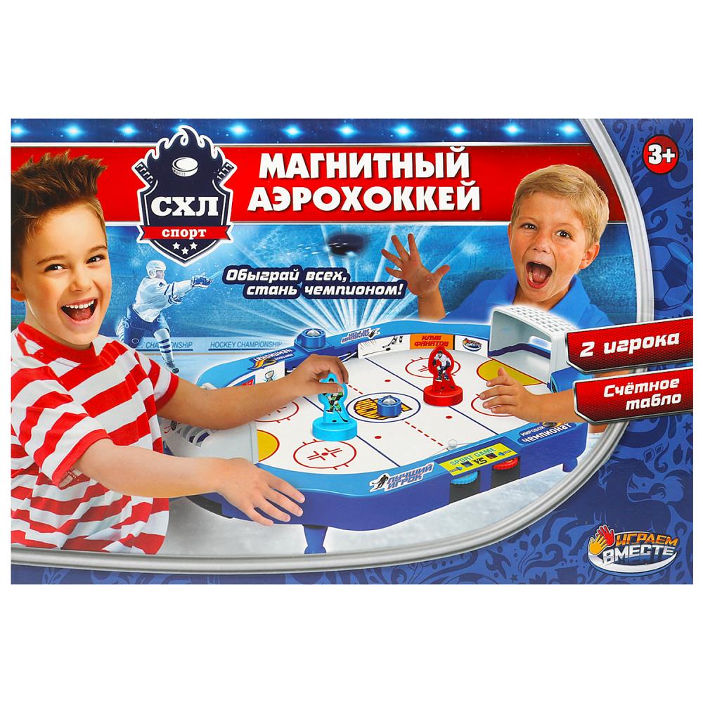 Настольная игра Магнитный аэрохоккей Играем Вместе 1803K609-R