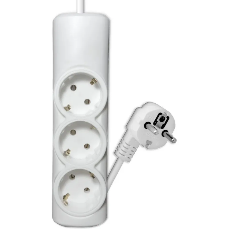 Удлинитель PROGIX PG322 3р/5м/3,5кВт/16А заземление, белый, ПВС 3х1.5 2203906