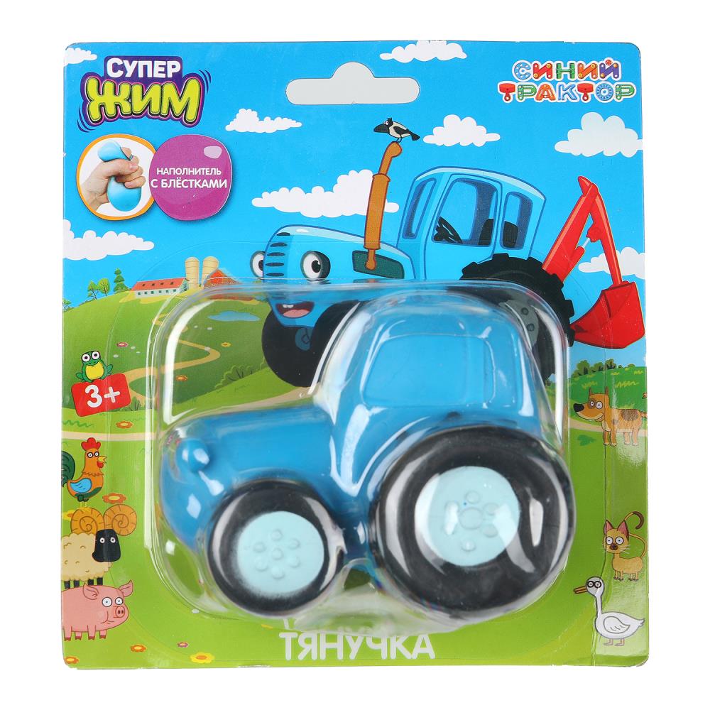 Игрушка-антистресс, тянучка с блестками, 8 см. "Синий Трактор" Играем Вместе XIB-BT04-GL-RU