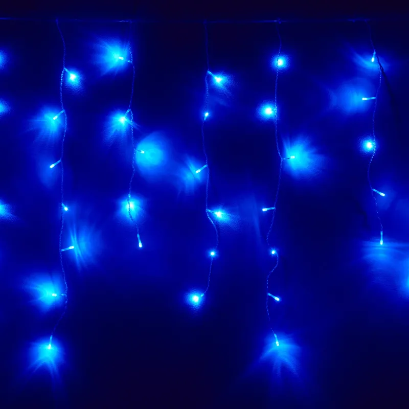 Гирлянда светодиодная бахрома голубой 200LED(4,5x0,7м) IP65 SW-XMAXOut-0011 1823898