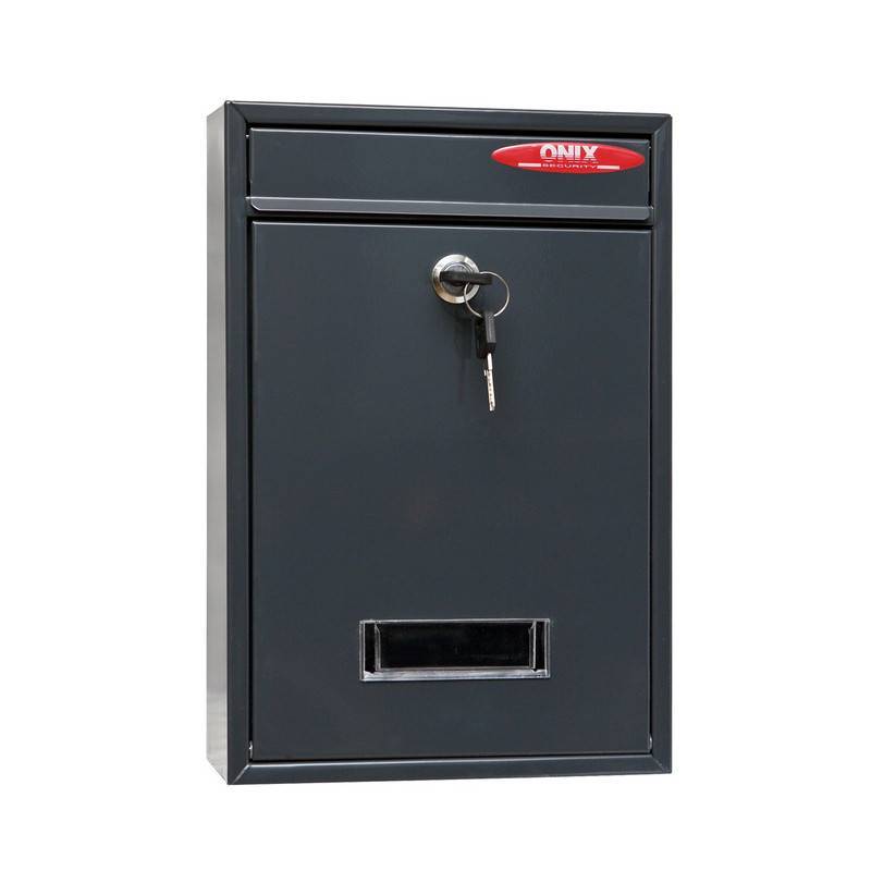 Ящик почтовый Klesto ЯК 1, 1-секционный металл. серый (215 x 85 x 320 мм) 353999