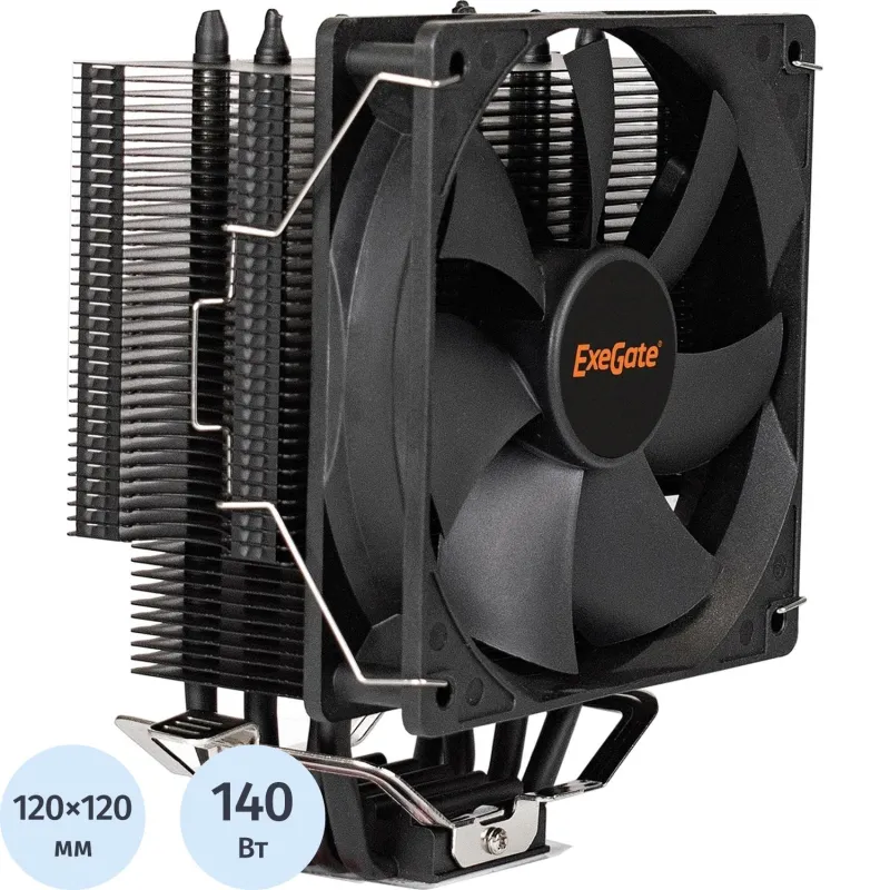 Кулер ExeGate Dark Magic EXX400-PWM, all sockets,140W,120мм (EX286299RUS) 1406328