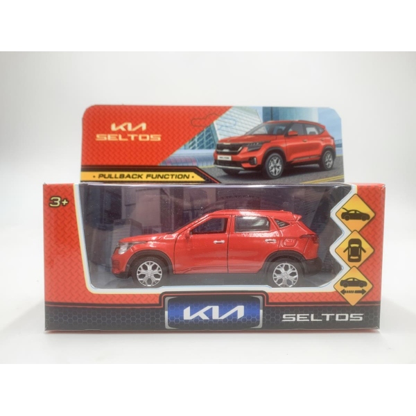 Машина металлическая Киа Селтос, 12 см. красный, Технопарк SELTOS-12-RD