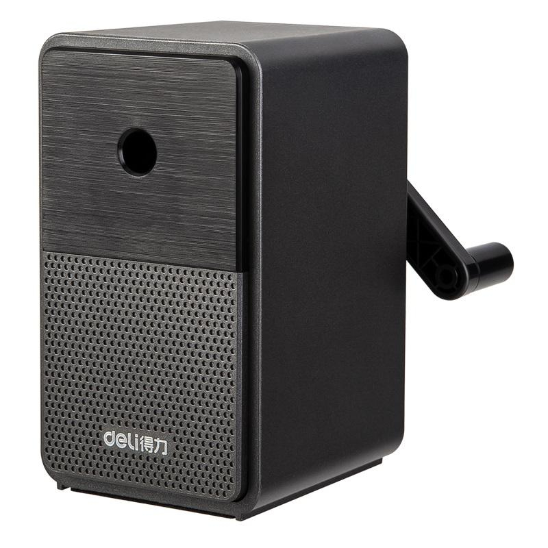 Точилка механическая Deli, 1 отв. в картонной коробке, черный 1407197 71160Black