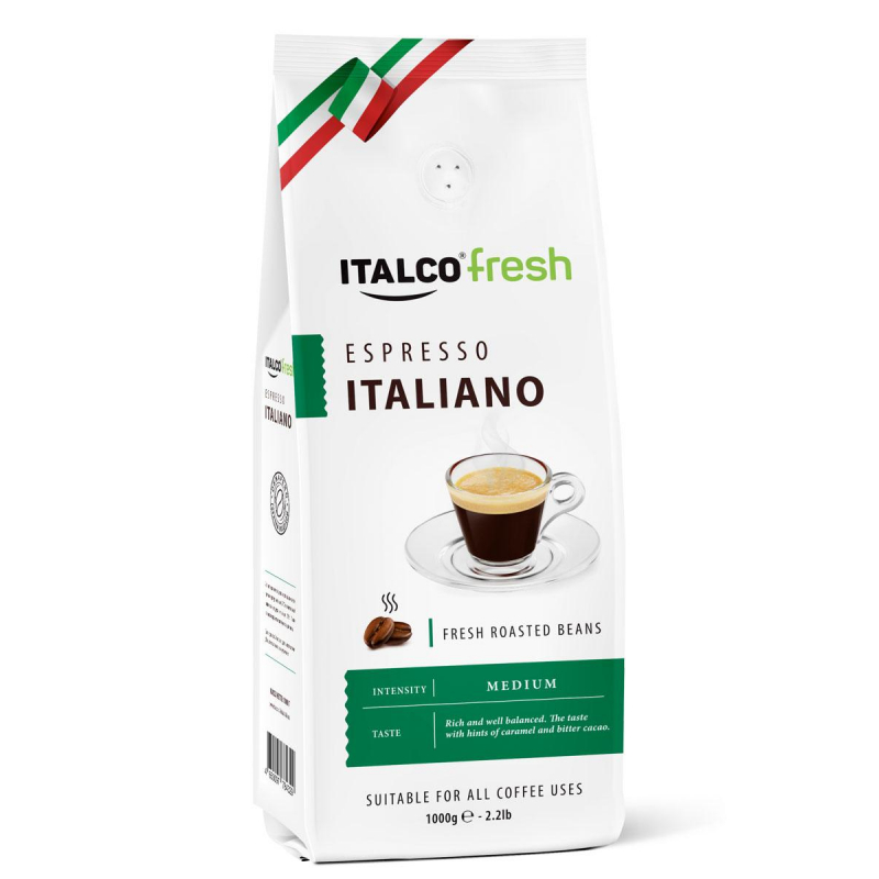 Кофе Italco Espresso Italiano в зернах, 1кг 1445850
