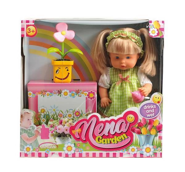 Кукла Baby Nena набор с цветком, 36 см Dimian BD386