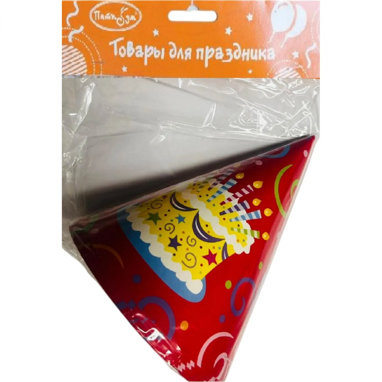 Колпачок Торт яркий 6шт/уп 6046323 Патибум 2335519