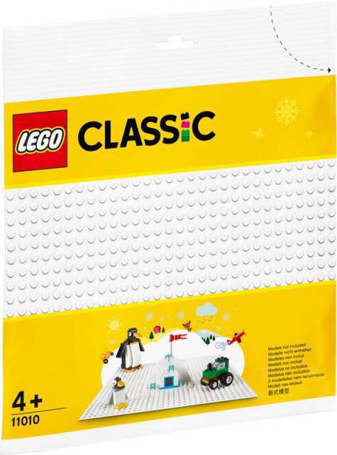 Конструктор "Белая базовая пластина" Lego Classic (Лего Классика) 11010-L