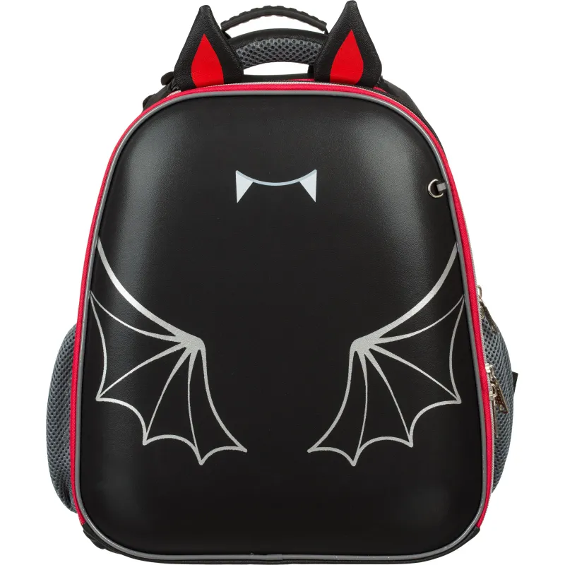 Ранец Комус Класс Basic Летучая мышка, черный, 2 отд, эргоном спинка 1881061