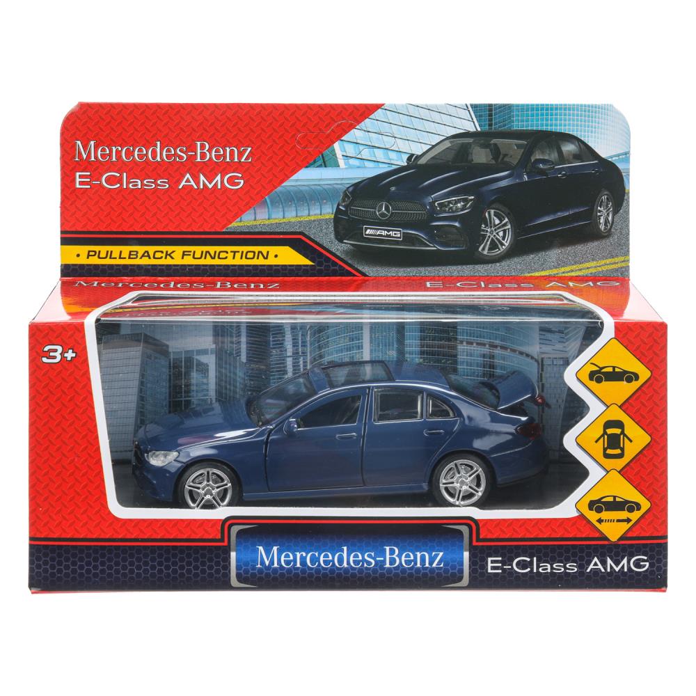 Машина металлическая "Мерседес-Бенц e-class amg" 12 см. синий Технопарк ECLASS-12-BU