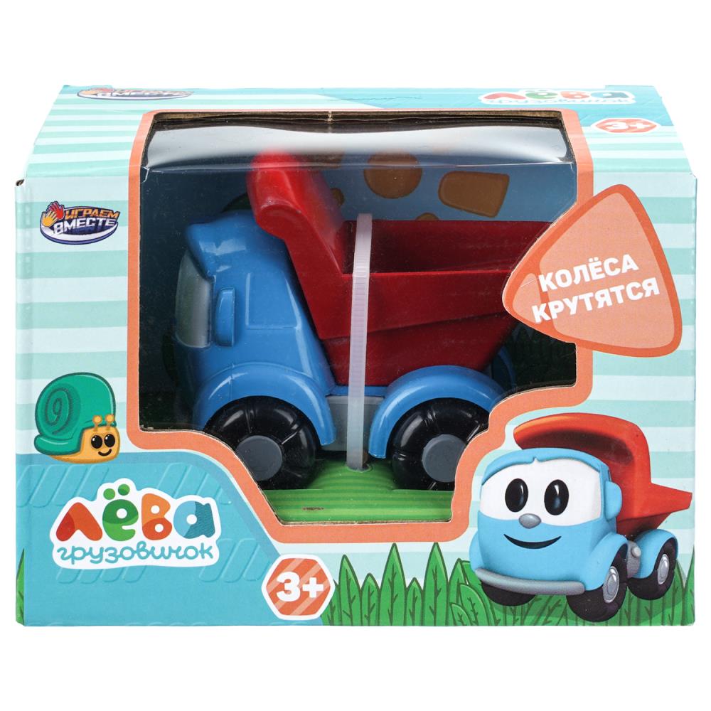 Фигурка Грузовичок Лева, 6 см, подвижные колёса Играем Вместе PF-LEVATRACTOR-RU-WOD (100)