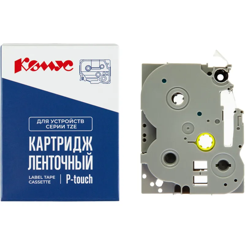 Картридж Комус TZE-252(Brother TZE-252 красный на белом,24мм/8м) 1944200 RL-B-T252P-RE/WT-24MM*8M