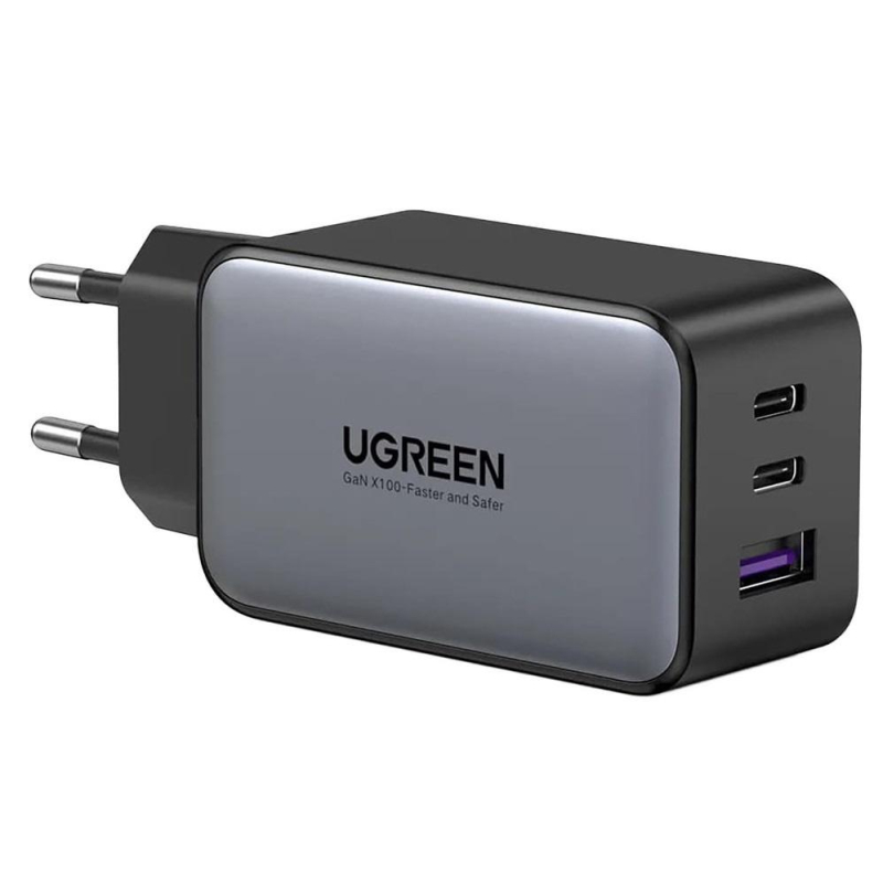З/у UGREEN сетевое USB A +2 USB C 65 W GAN Fast Char(10335) 1602482