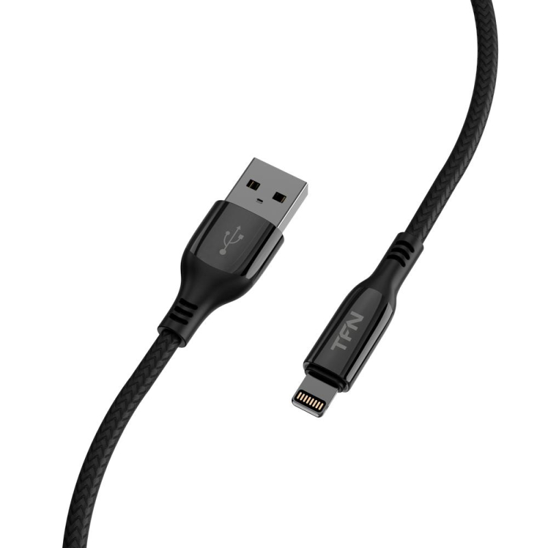 Кабель интерфейсный TFN USB - Lightning, 1.2м. чер(TFN, TFN-C-BLZ -AL1M-BK) 1550936
