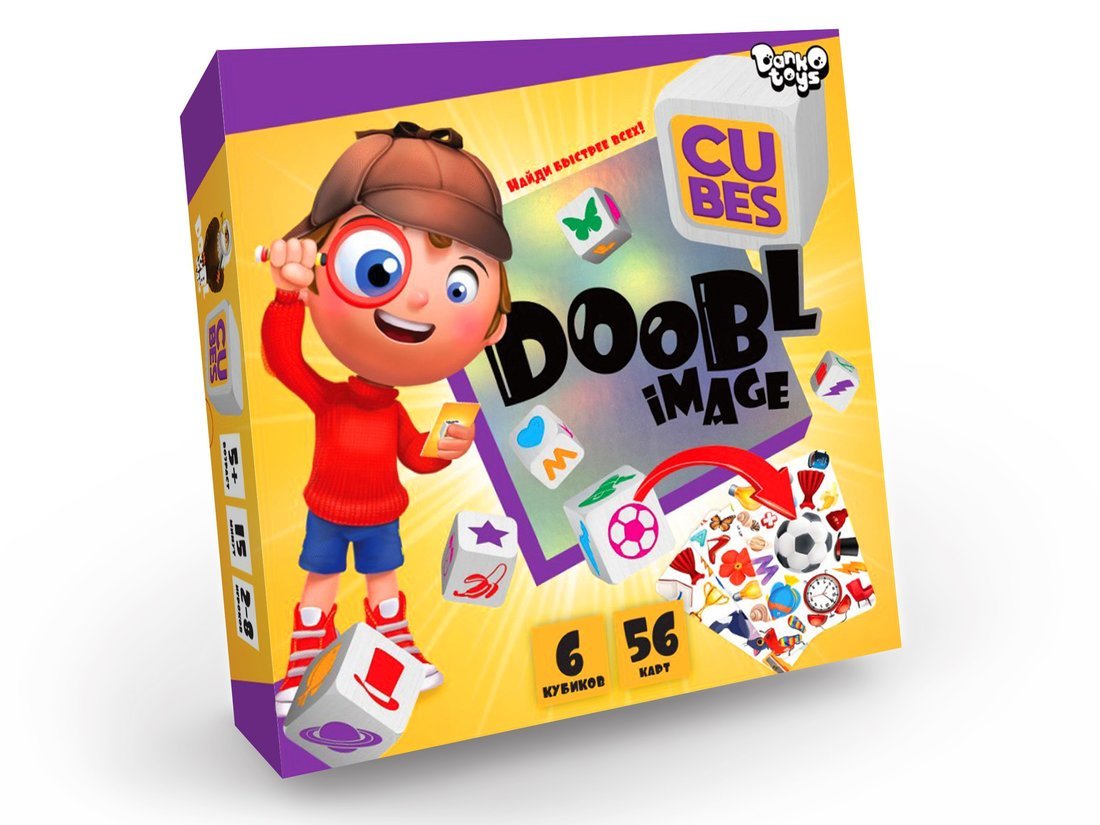 Настольная Игра Doobl Image Cube ДАНКО-ТОЙС DBI-04-01