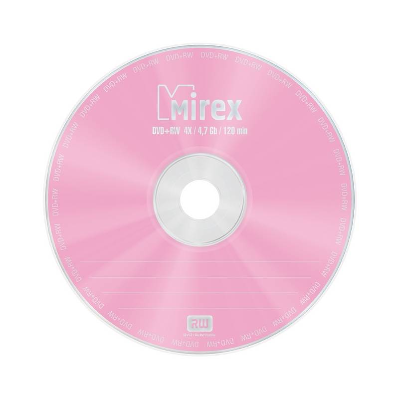 Диск DVD+RW 4x Mirex Slim/1 UL130022A4S 1200914