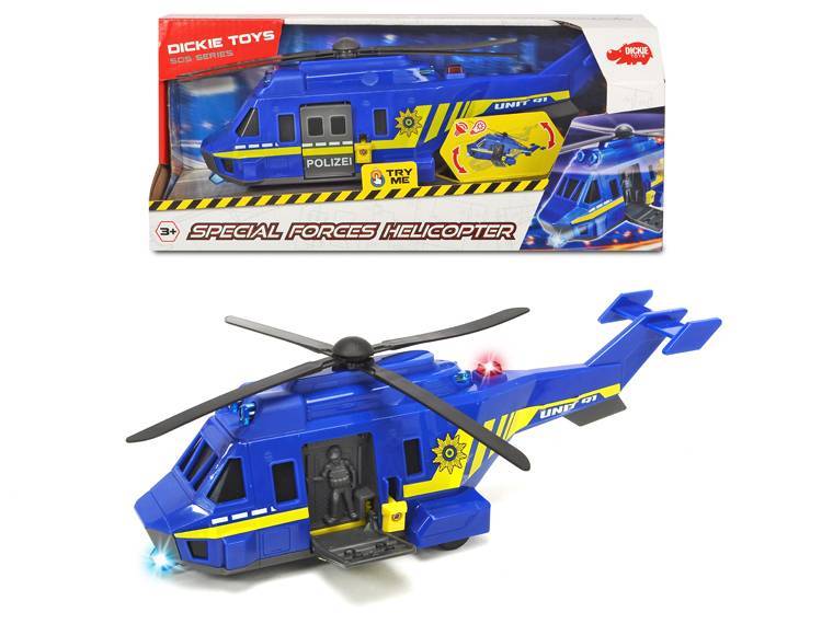 Полицеский вертолет 26см свет звук Dickie Toys 3714009