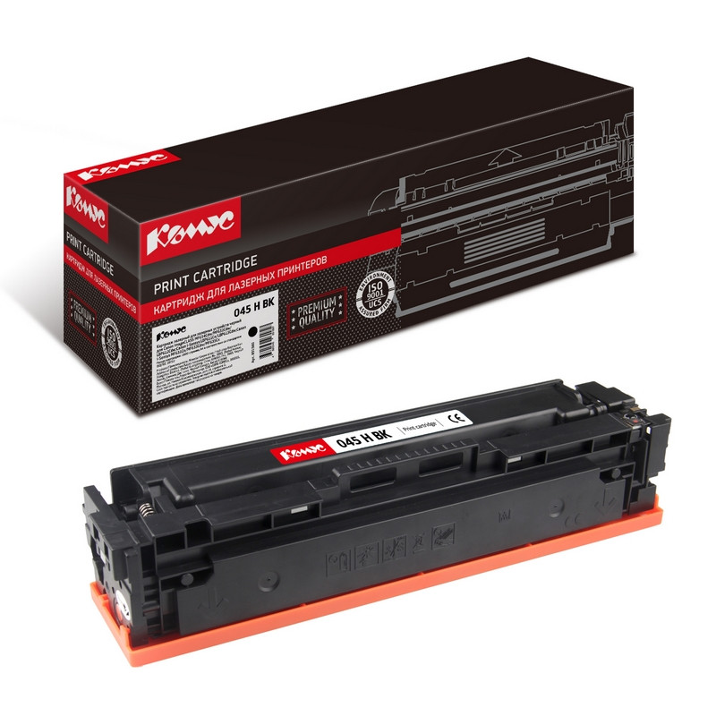 Картридж лазерный Комус 045H BK чер. пов.емк. для Canon MF635/633/631 891560