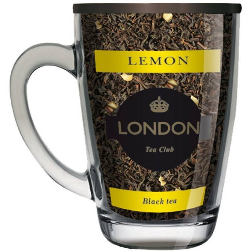 Чай подарочный London Tea Club Лимон листовой черный 70 г 871601