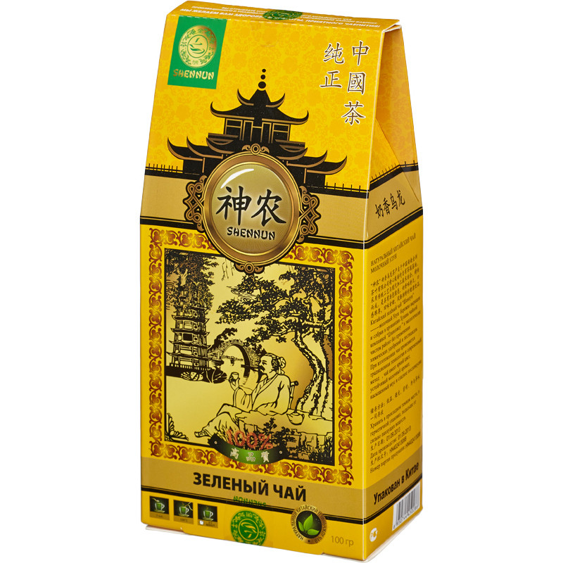 Чай Shennun Молочный Улун зеленый, листовой, 100 г. 13056/16048 464231