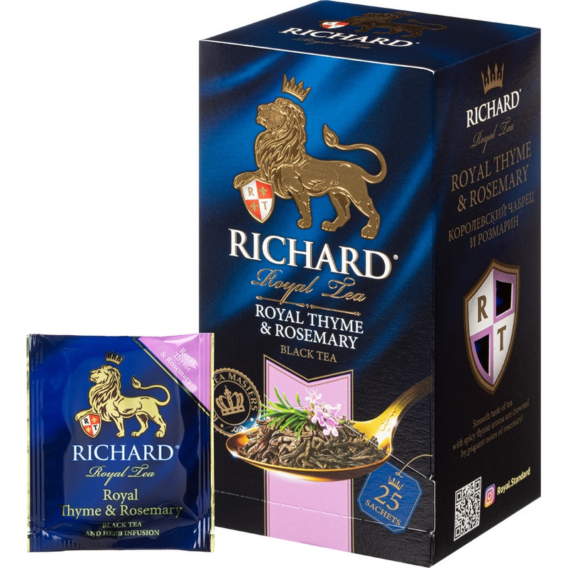 Чай Richard Royal Thyme&Rosemary черный, 25 пак 1058712