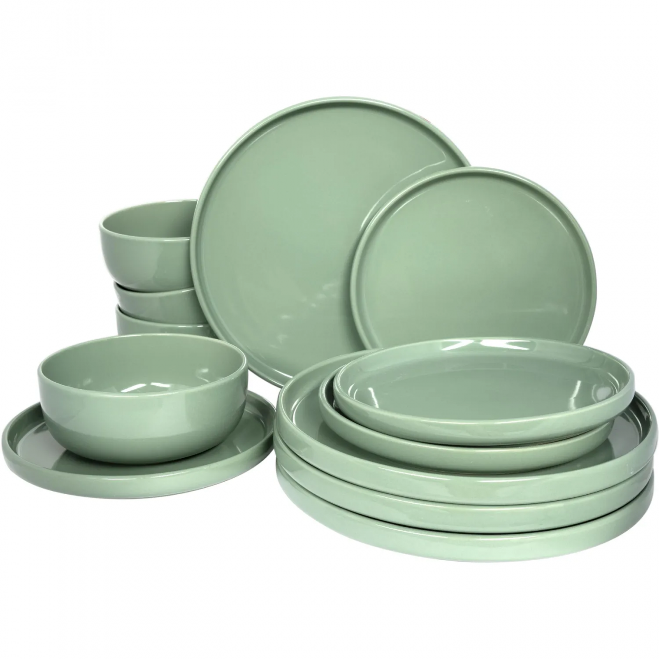 Набор столовой посуды 12 пр, цв.мятный Remiling Premier 2415966 70481
