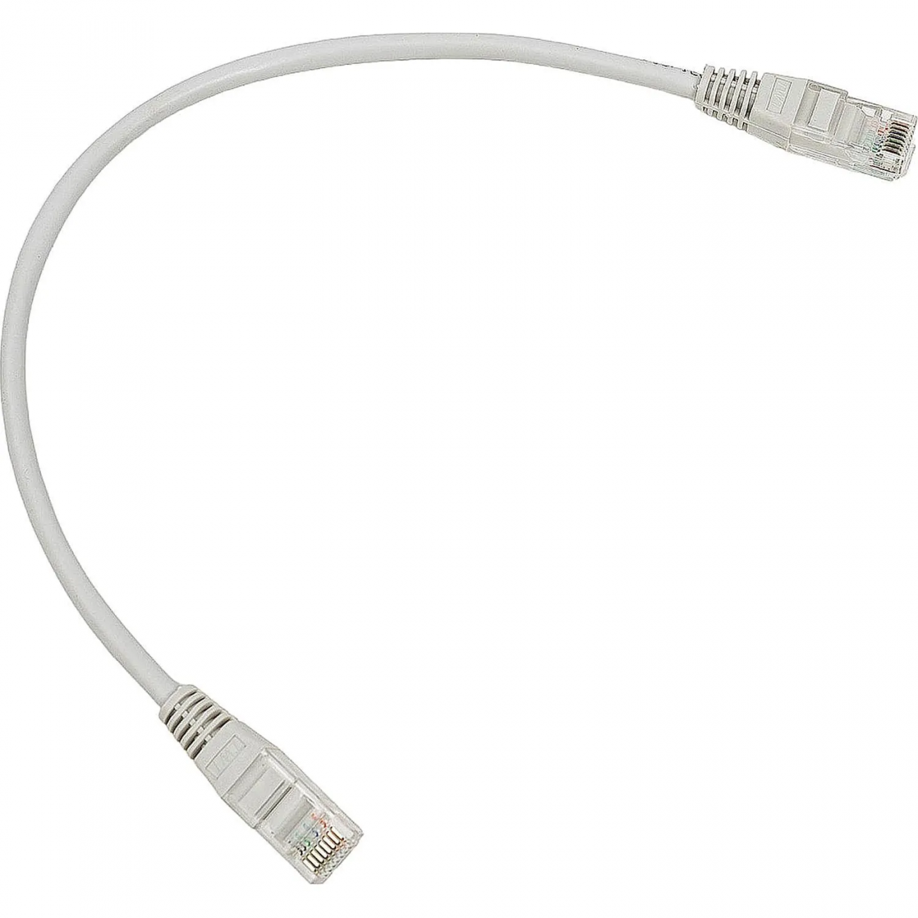 Патч-корд TWT TWT-45-45-0.3-GY UTP кат.5e, 0.3 м, серый 2125713