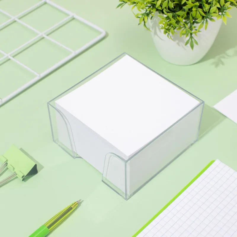 Блок для записей в подставке КОМУС в стакане 9х9х5 белый блок 100 г, 100 154931