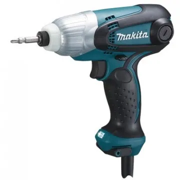 Шуруповерт сетевой ударный MAKITA 230Вт, 100Нм, шестигранник,свет (TD0101F) 773288