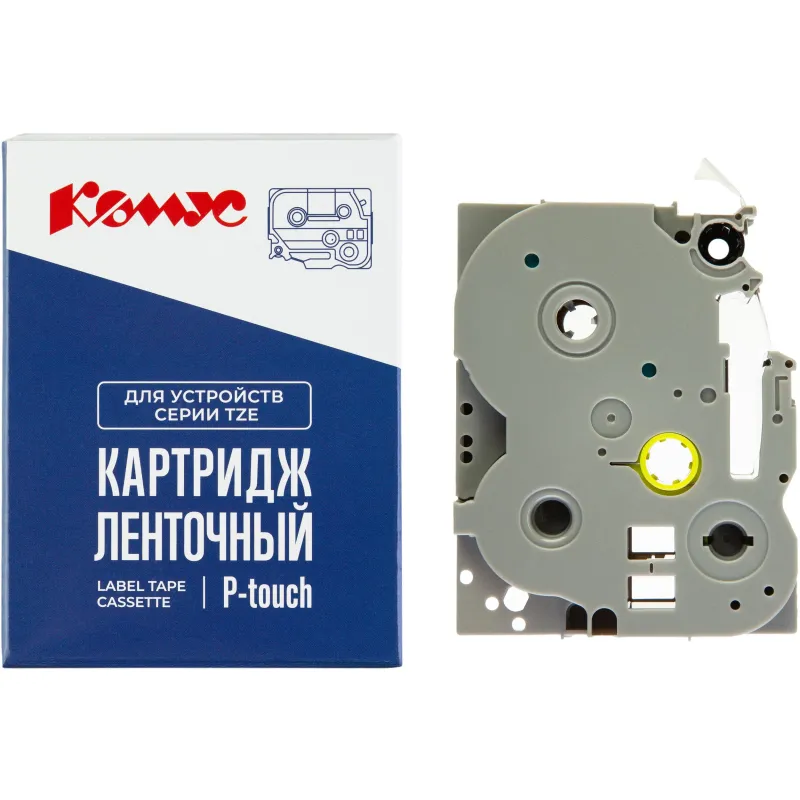 Картридж Комус TZE-851(Brother TZE-851 черный на золотом,24мм/8м) 1944198 RL-B-T851P-BK/GO-24MM*8M