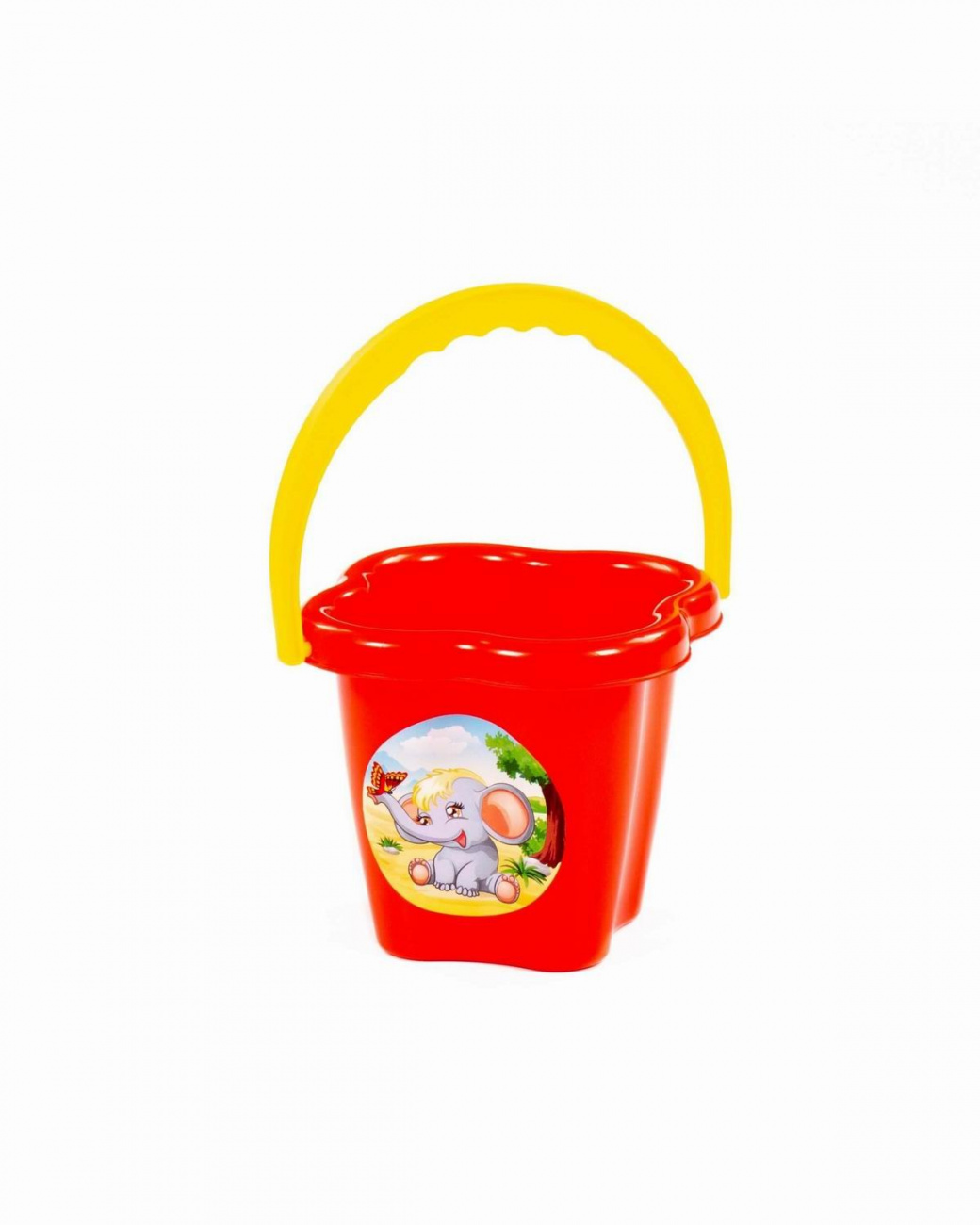 ПОЛЕСЬЕ Ведро-цветок среднее красное П-2358/красное