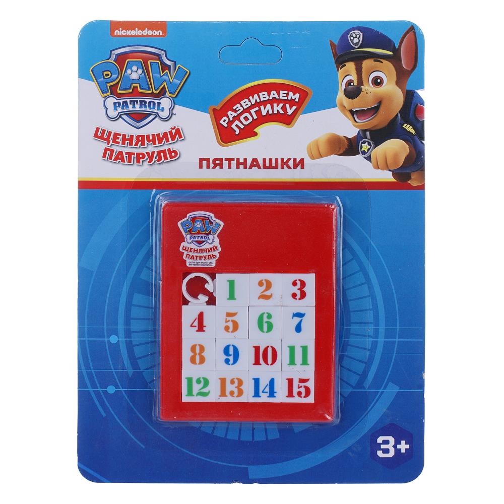 Логическая игра пятнашки Щенячий Патруль, 14х19 см. Играем Вместе B1241491-R7 (480)