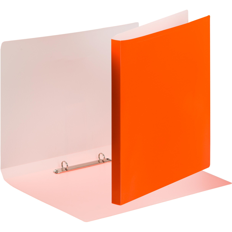 Папка на 2-х кольцах Attache Neon А4 18мм, плотность 500мкм, оранжевый 1466526
