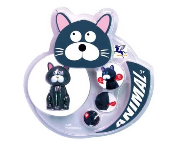 Фигурка мини-животного Кошечка, световые и звуковые эффекты JUNFA RS6199-Cat