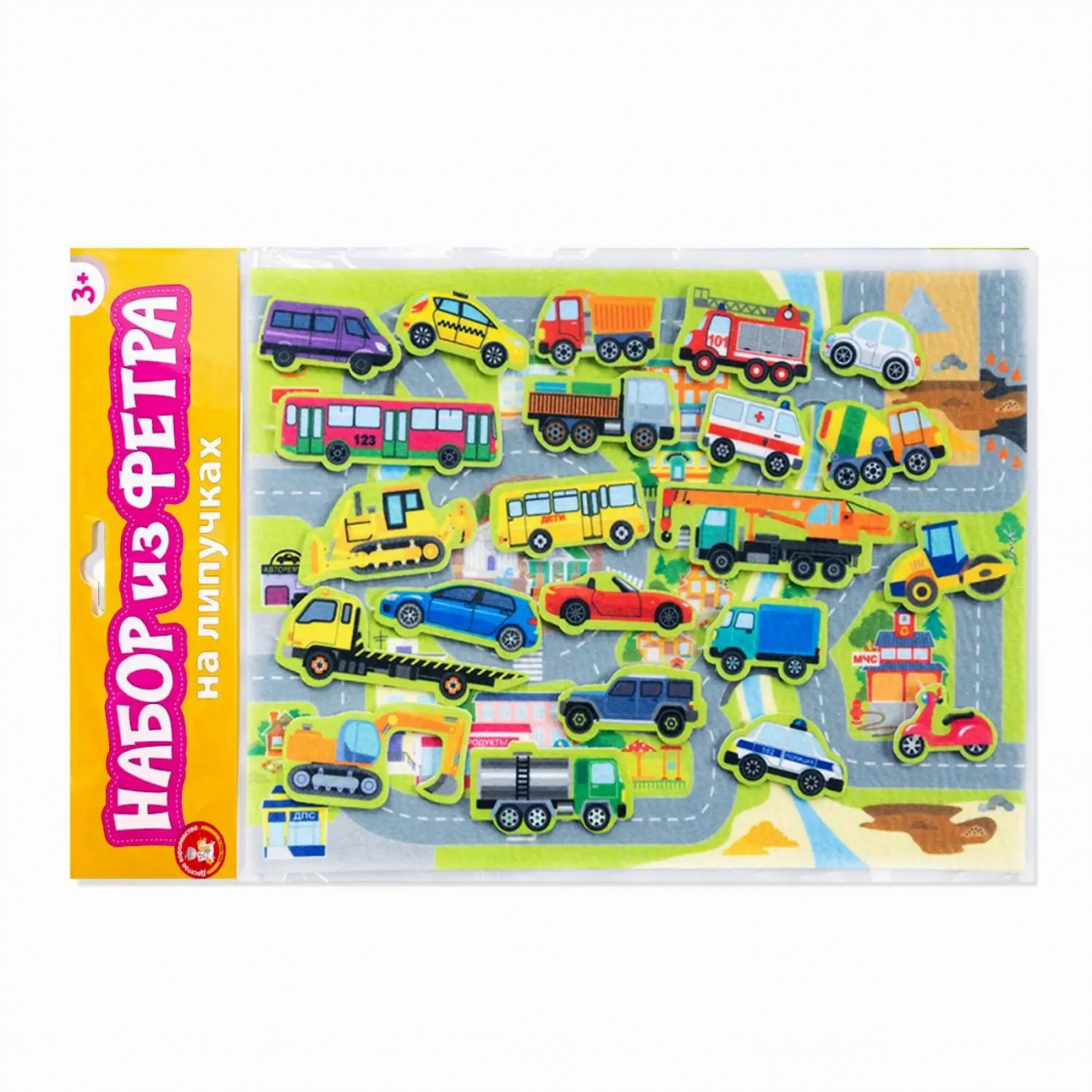 Десятое королевство Набор из фетра на липучках Город. Транспорт 05373ДК