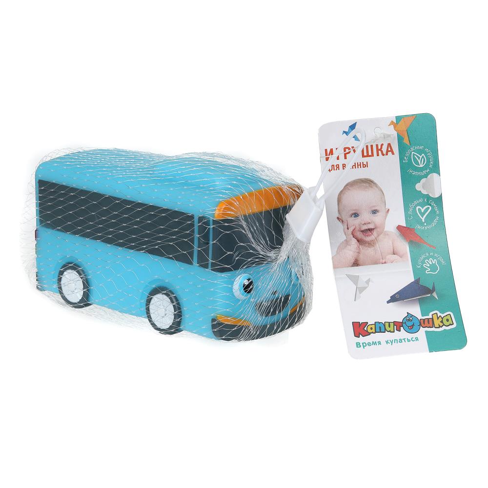 Игрушка пластизоль для ванны "Автобус", в сетке Играем Вместе YF-BUS-01