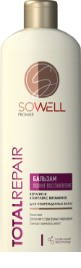 Бальзам SoWell Total Repair Восстанавливающий для поврежденных секущихся волос 500 мл 4660222720481