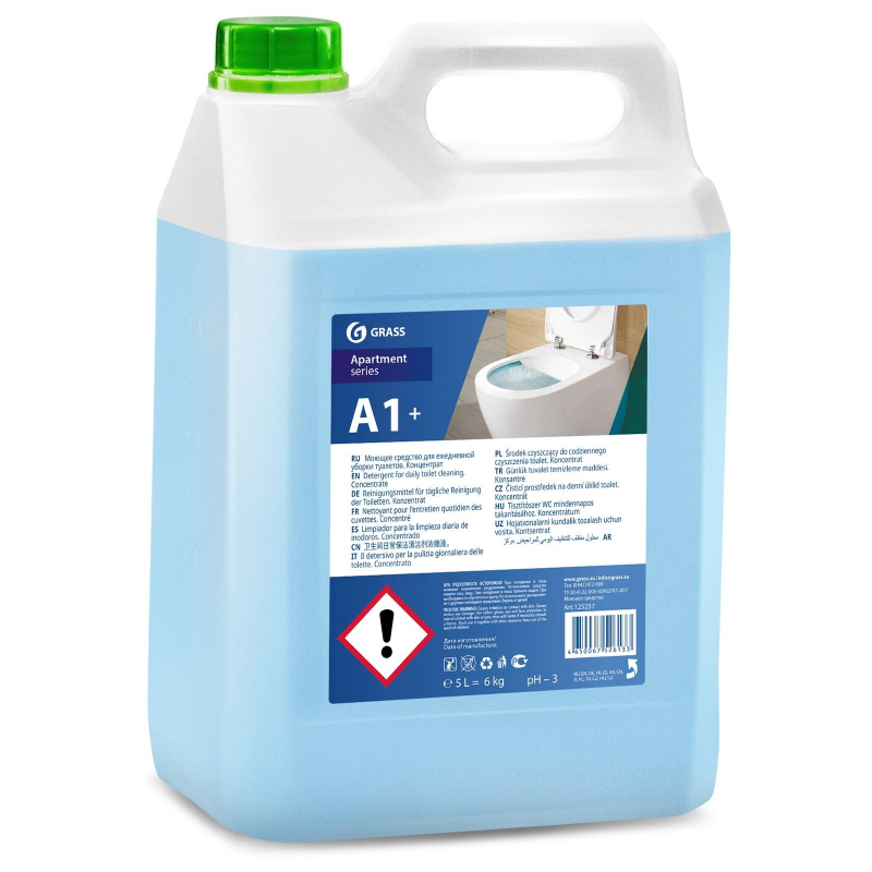 Профхим сантех кисл гель д/ежеднев уборки Grass/Apartment Series А1+, 6кг 1501324 125257