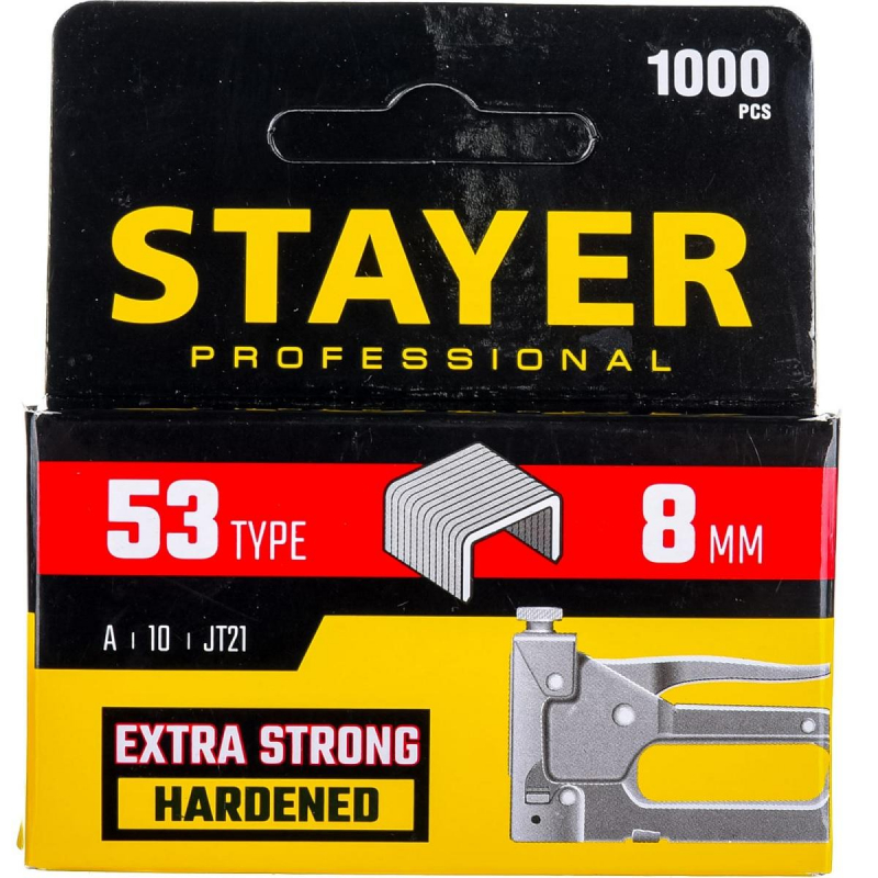 Скобы для степлера 8 мм тип 53 1000 шт STAYER 3159-08_z02 1245098