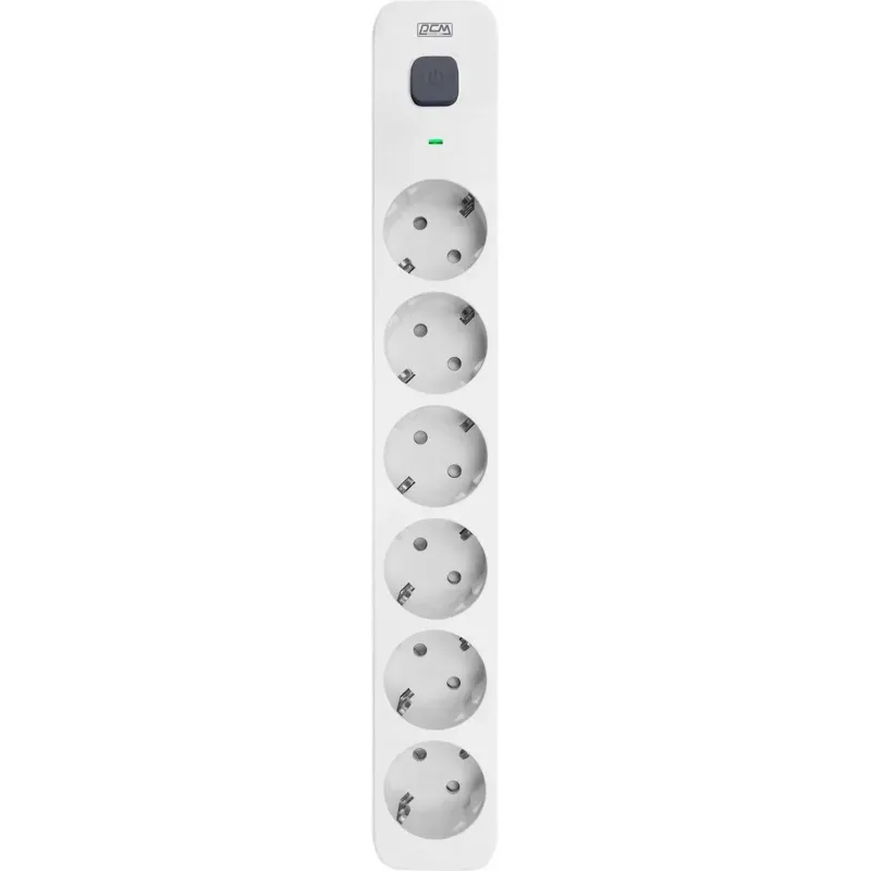 Сетевой фильтр Powercom SP-06W 5,0 м (6 розеток) белый/серый 2022967