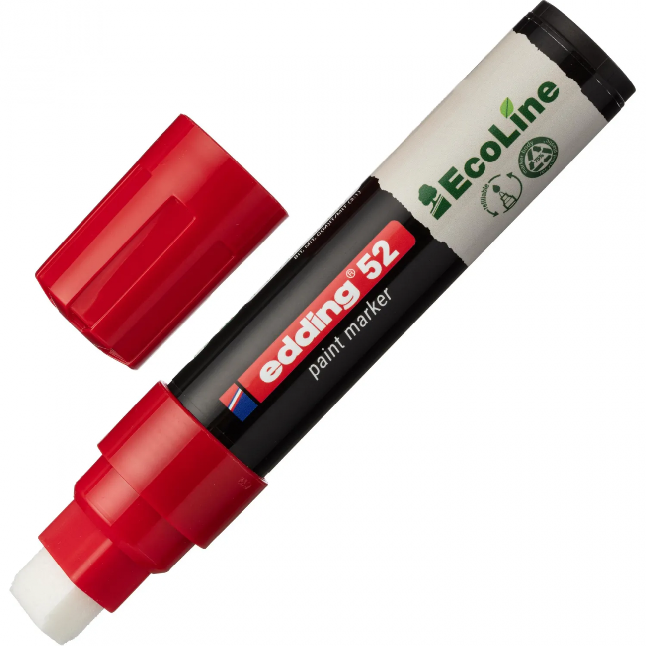 Маркер лаковый E-52 на водной основе, красный, 4-15 мм Edding 2251192 4-52-002