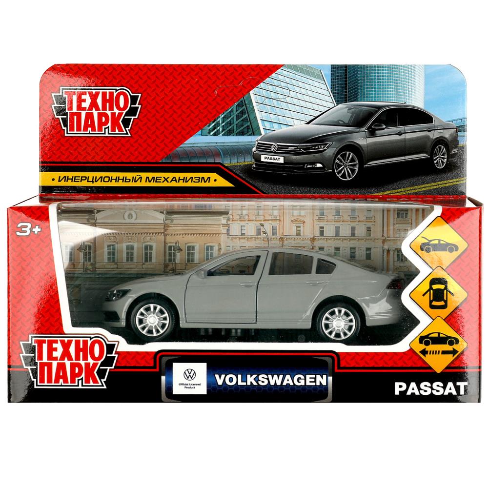 Машина металлическая Фольксваген Пассат, 12 см. темно-серый Технопарк PASSAT-12-GY